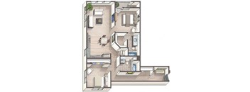 Chic C4 floor plan.