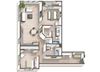 Chic C4 floor plan.