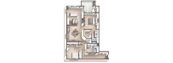 Chic C7 floor plan.