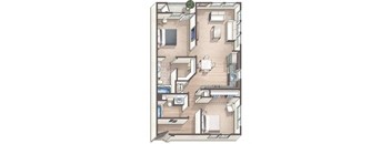 Chic C8 floor plan.