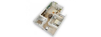 Chic D1 floor plan.