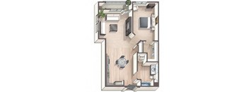 Savvy A6 floor plan.