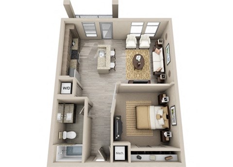 A1 floor plan.