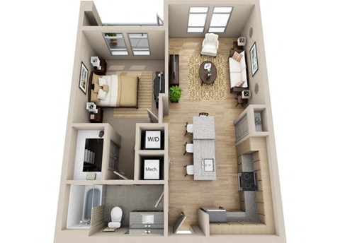 A2 floor plan.