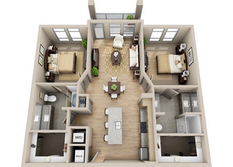 B2 floor plan.