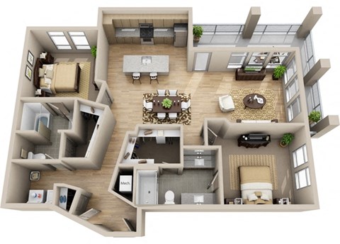 B4 floor plan.