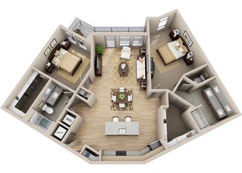 B6 floor plan.