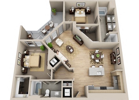 B7 floor plan.