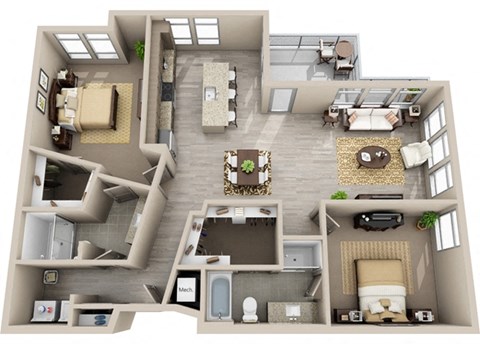 B9 floor plan.