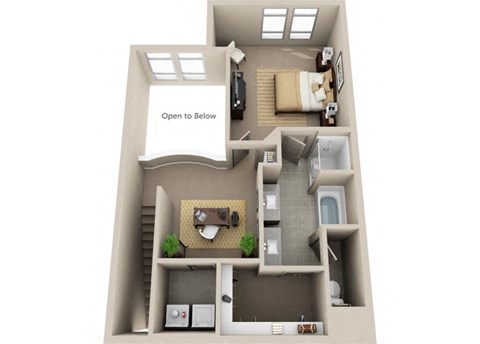 TH floor plan.
