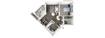 One Bedroom One Bathroom