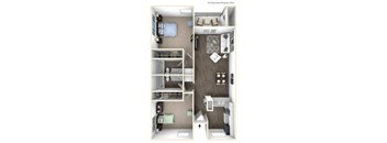 Two Bedroom Two Bathroom