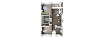 Two Bedroom Two Bathroom