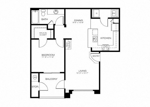 A1 floor plan
