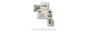 Three bedroom Three bathroom floorplan