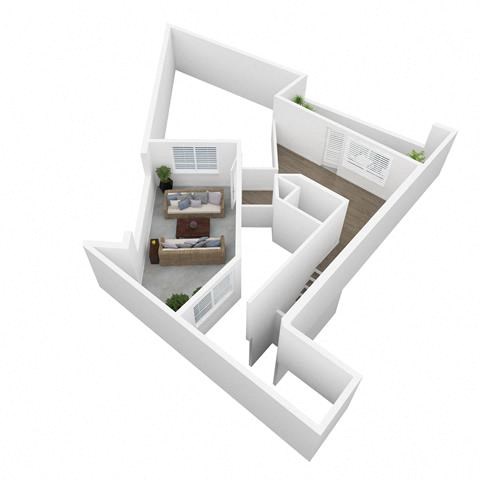 Two bedroom two bathroom