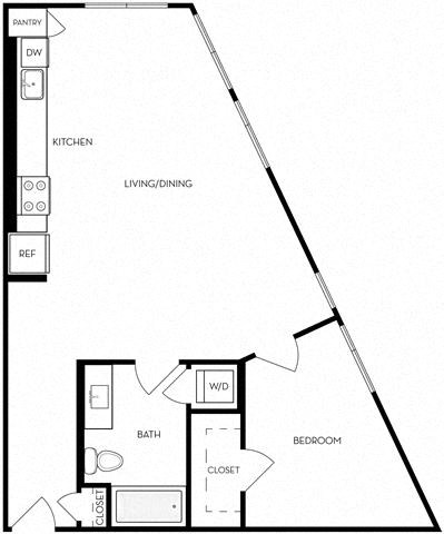 one bedroom one bathroom