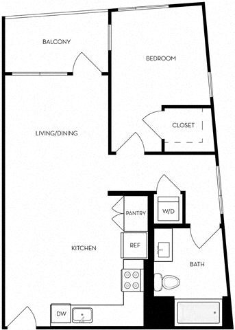 one bedroom one bathroom