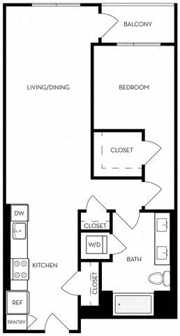 one bedroom one bathroom