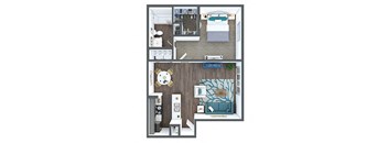 A2 Floor Plan at 5400 Vistas, Las Vegas, NV