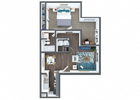 A3 Floor Plan at 5400 Vistas, Las Vegas, NV