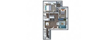 B1 Floor Plan at 5400 Vistas, Las Vegas, 89120