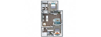 B2 Floor Plan at 5400 Vistas, Nevada