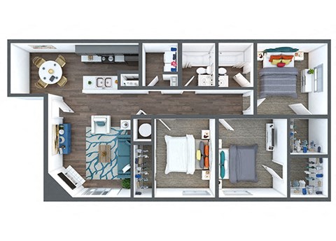 C1 Floor Plan at 5400 Vistas, Nevada
