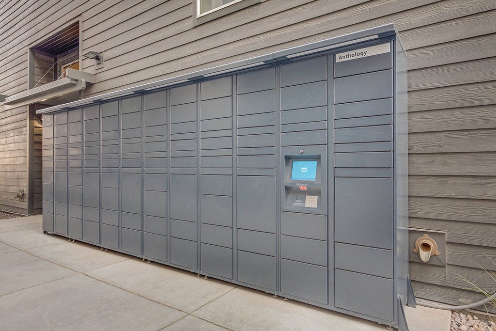the side of a garage door with an automated door opener