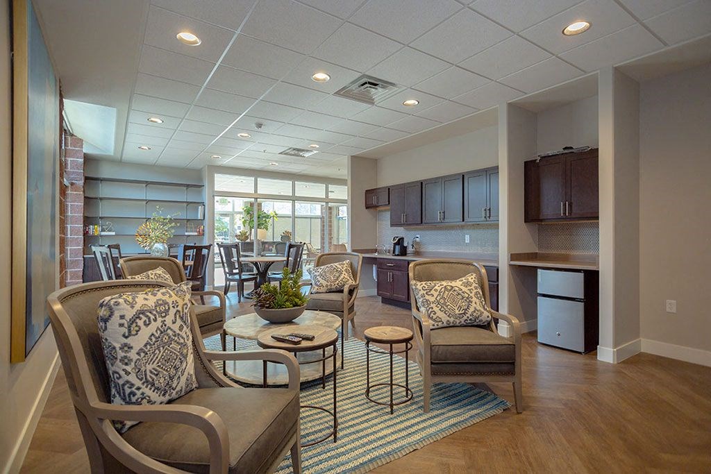 Clubhouse seating area