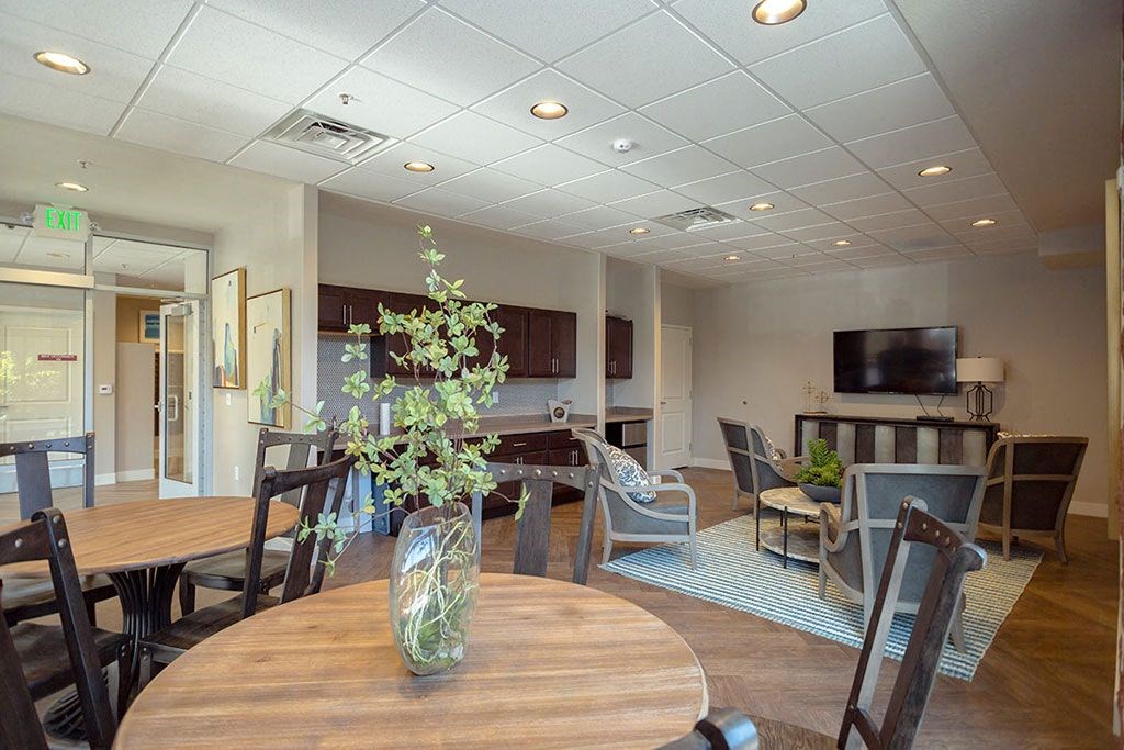 Clubhouse seating area