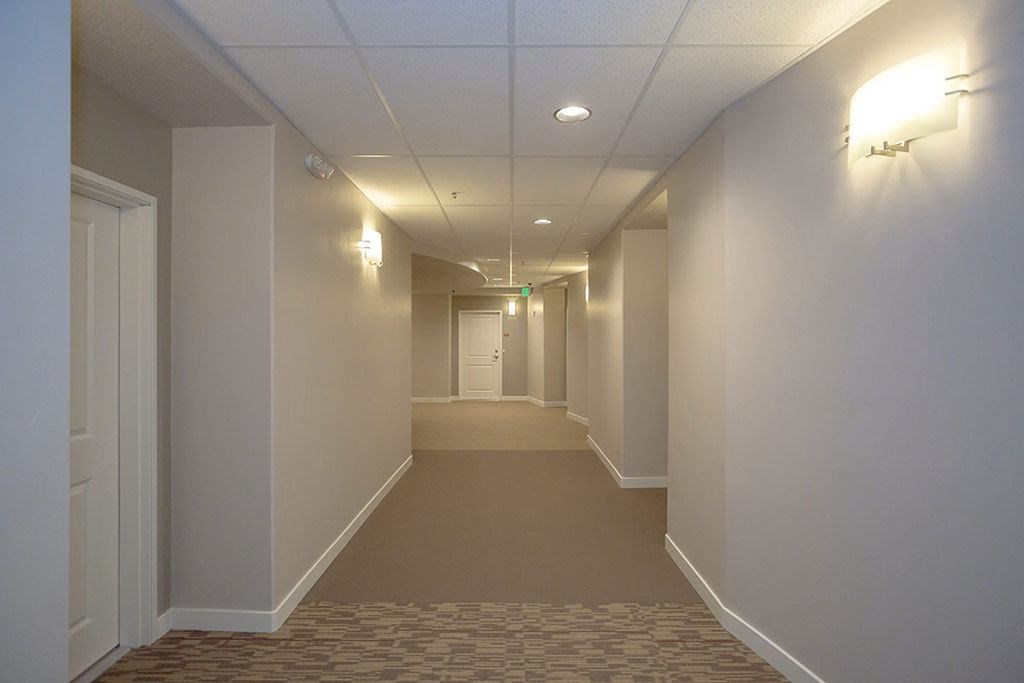 Apartment hallway