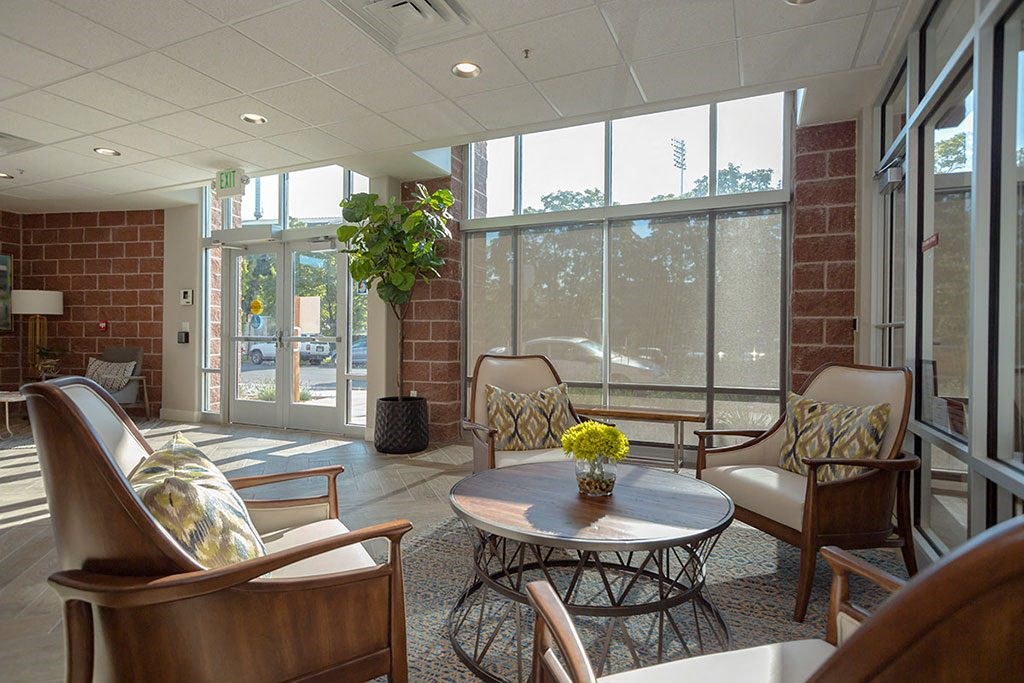 Clubhouse seating area