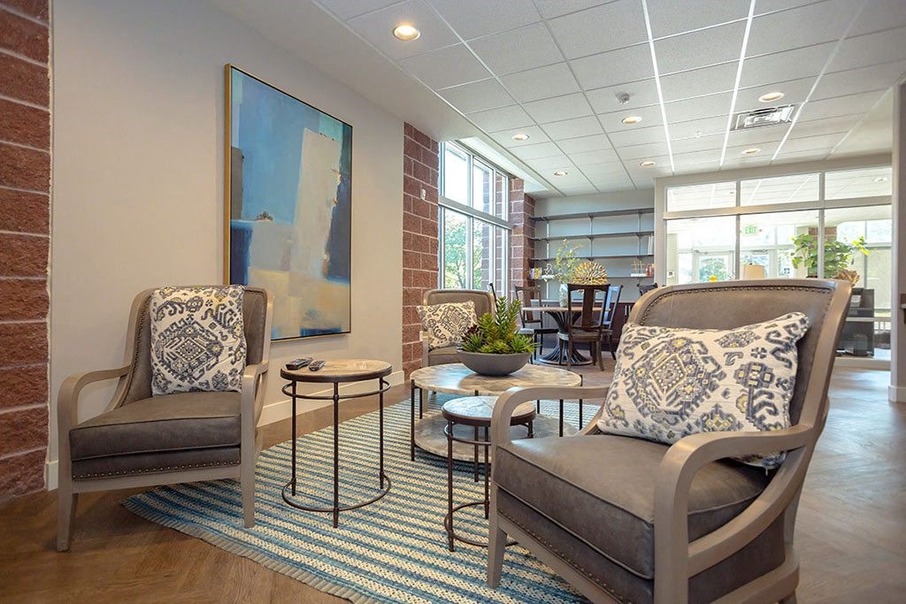 Clubhouse seating area