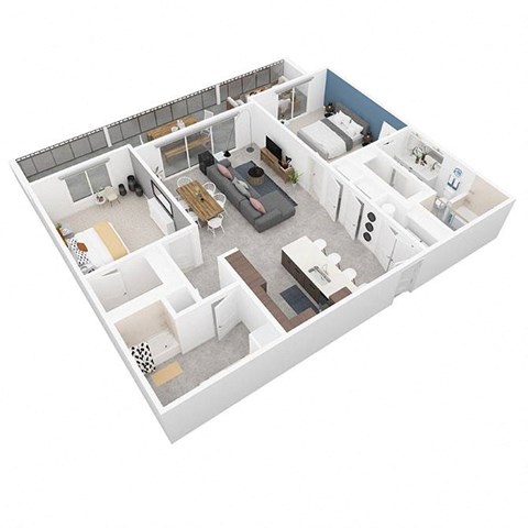 411 South 3rd Street Studio-2 Beds Apartment for Rent - Photo Gallery 66