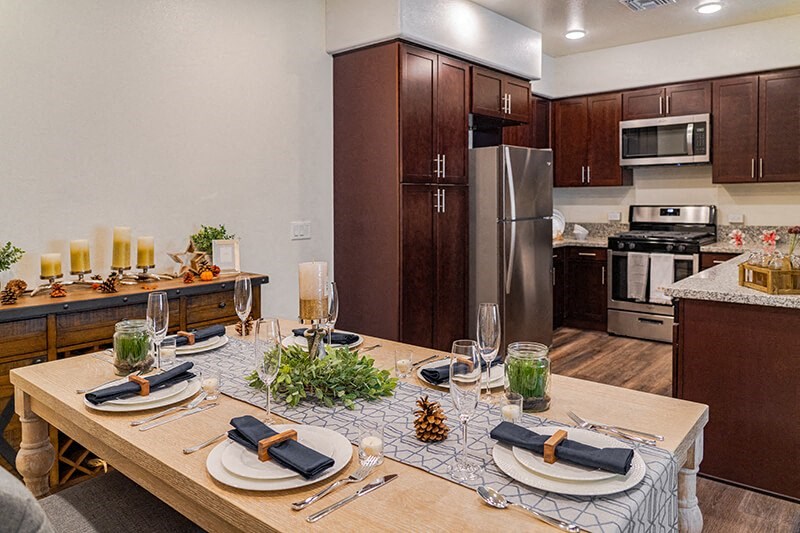 Apartment Dining Area - Model Dining Table