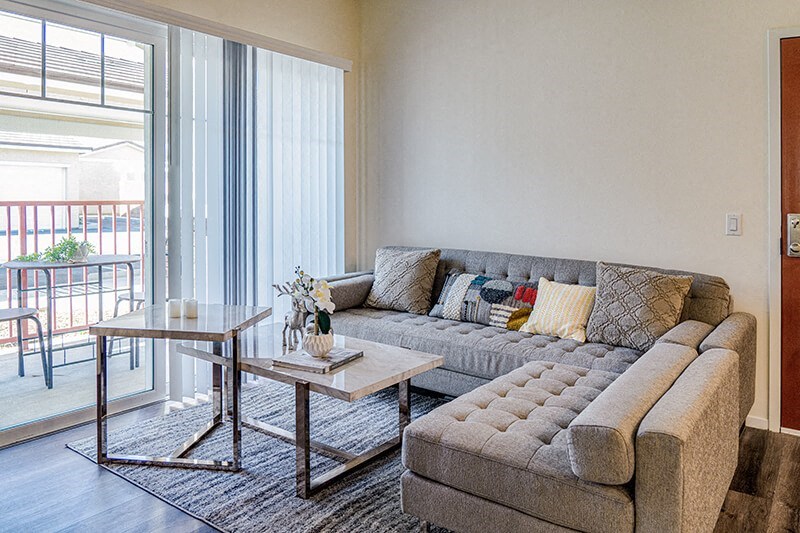 Apartment Living Room - Model Couch