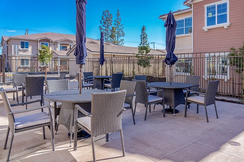 Community Seating Outdoors