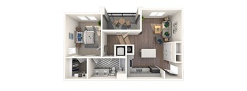 Premier One Bedroom, One Bathroom