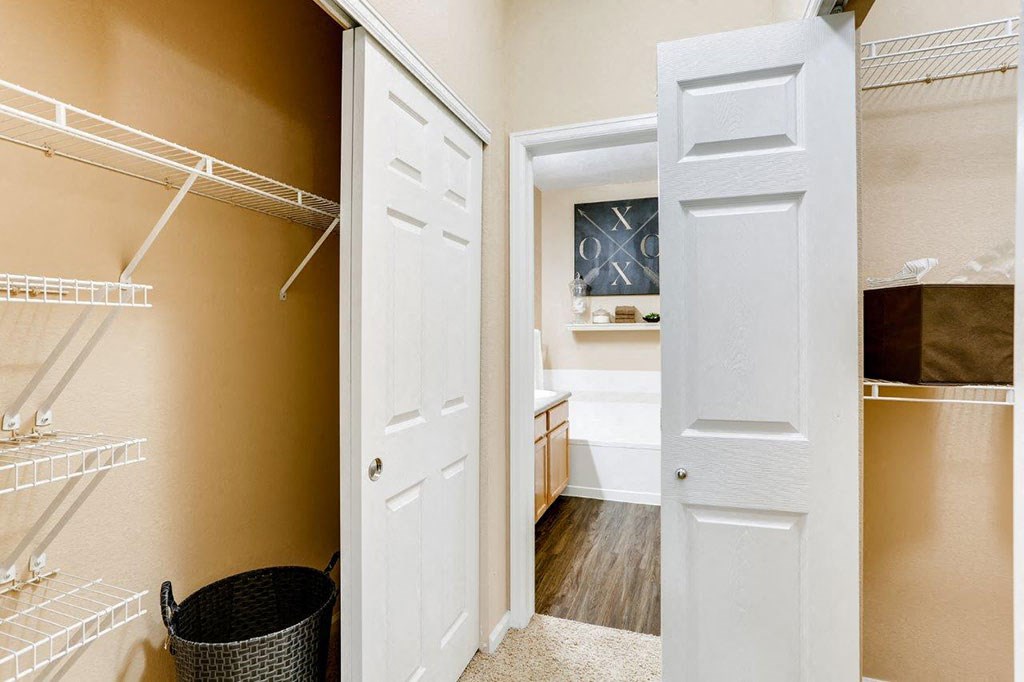 Bedroom in model unit