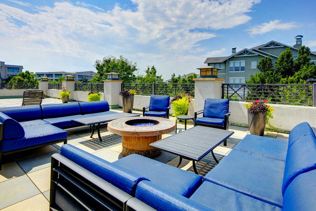 Outdoor seating area