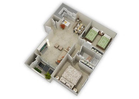 Barcelona floor plan.