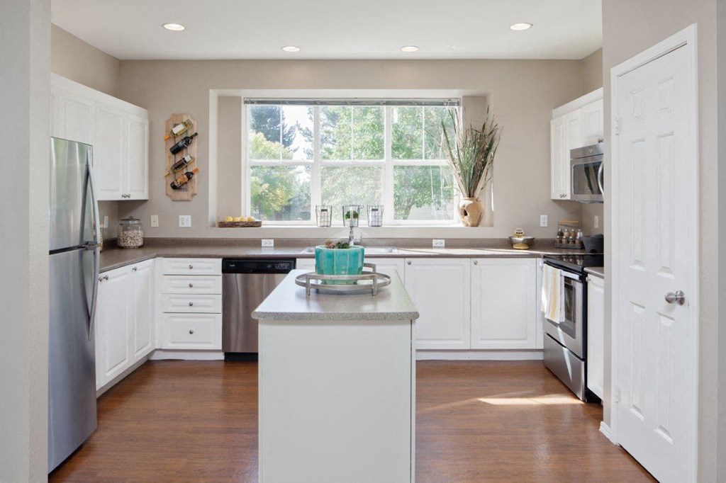 view from kitchen at Lionsgate South, Hillsboro, 97124