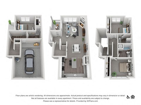 33CA Floor Plan at Lionsgate South, Oregon