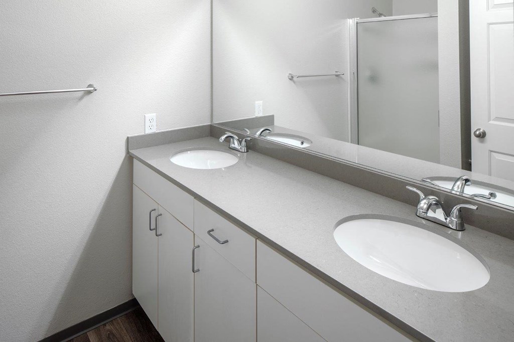 Bathroom at Lionsgate South, Oregon