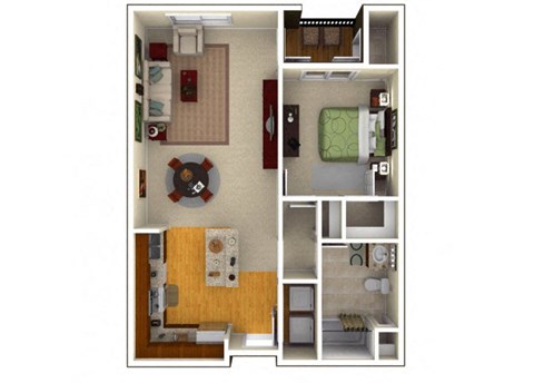 Plan 1 floor plan.