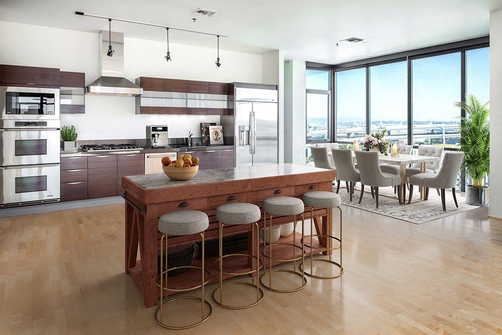 Living And Dining Area at The Wyatt, Oregon, 97209