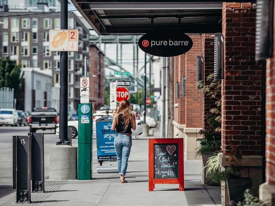 local shopping scene at The Wyatt, Portland, OR, 97209