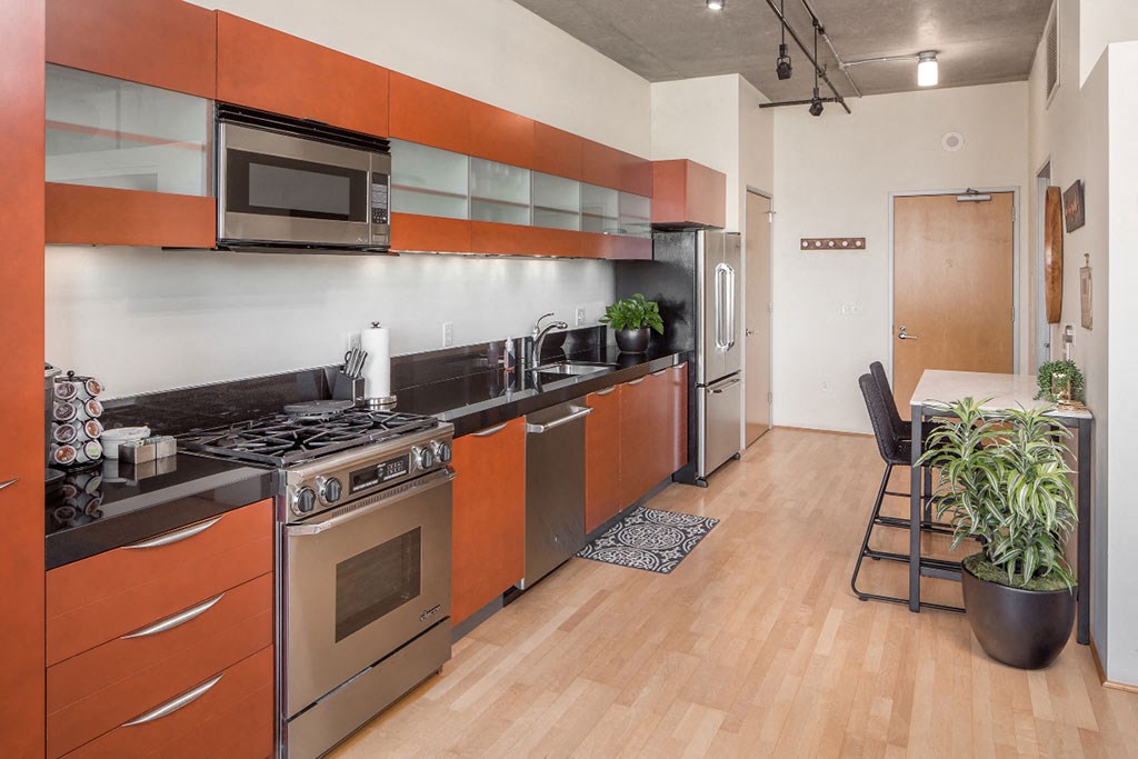Kitchen Appliances at The Wyatt, Portland, 97209