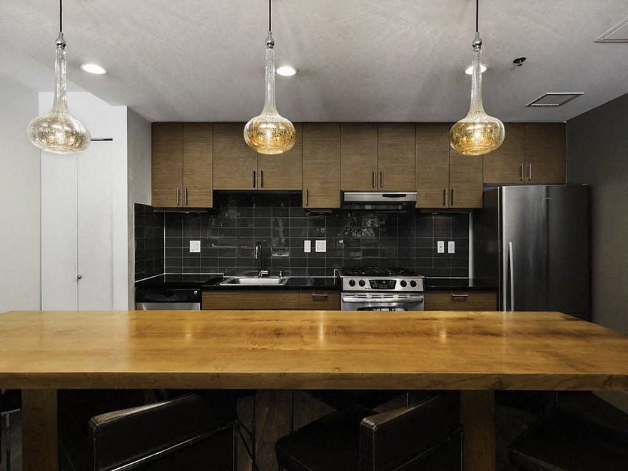 Clubhouse kitchen at Axis, Washington